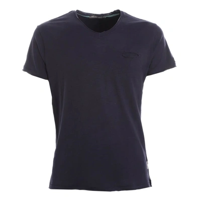 Shop Yes Zee Cotton Men's T-shirt In Blue