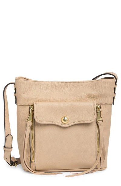 Shop Aimee Kestenberg Elation Leather Bucket Bag In Oat