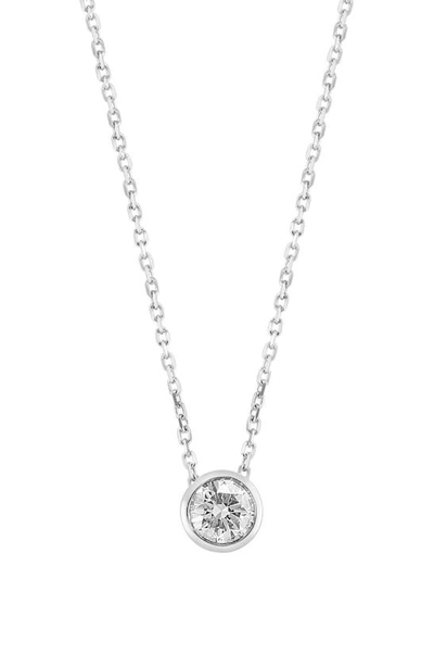 Shop Effy 14k White Gold Lab Grown Diamond Pendant Necklace