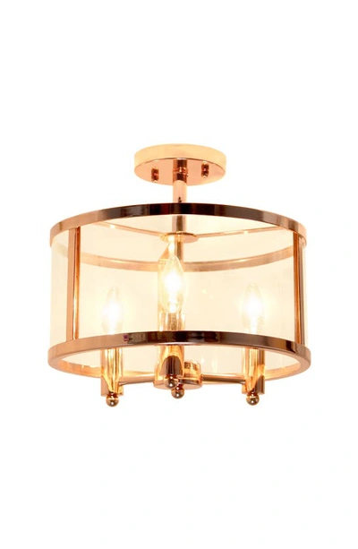 Shop Lalia Home Ceiling Light Fixture In Rose Gold