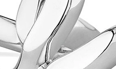Shop Judith Ripka Sterling Silver Gaia Two Finger Diamond Pavé Ring
