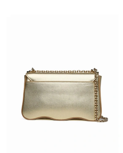 Shop Furla Shoulder Bag In Gold