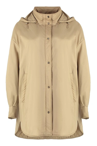 Shop Herno Techno Fabric Jacket In Sand