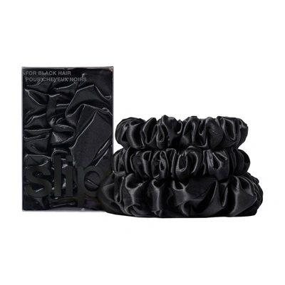 Shop Slip Back To Basics Assorted Scrunchies In Black