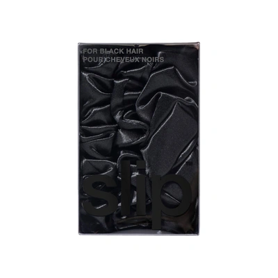 Slip Back To Basics Assorted Scrunchies In Black