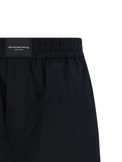 Shop Alexander Wang Bermuda Shorts In Black
