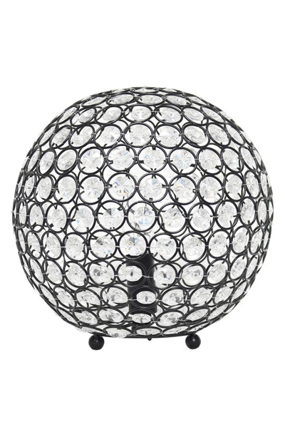 Shop Lalia Home Crystal Orb Table Lamp In Restoration Bronze