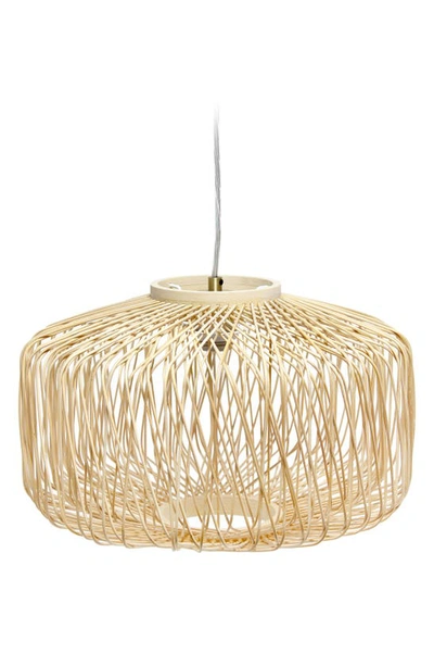 Shop Lalia Home Rattan Ceiling Light Fixture In Natural