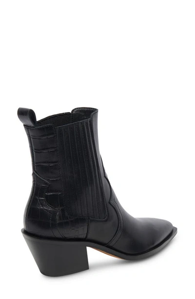 Shop Dolce Vita Senna Western Boot In Black Mutli Leather