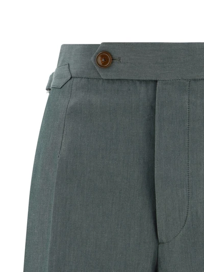 Shop Vivienne Westwood Pants In Green Melange