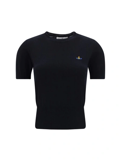 Shop Vivienne Westwood T-shirts In Black