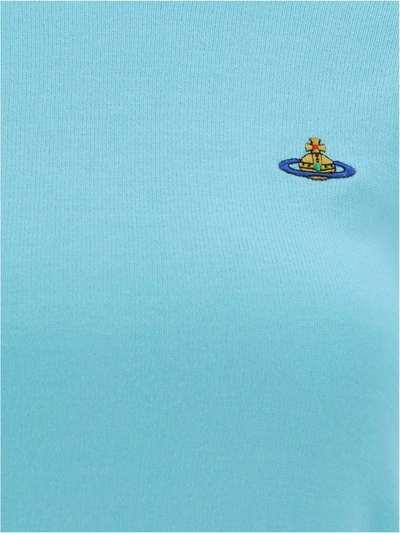 Shop Vivienne Westwood T-shirts In Aqua