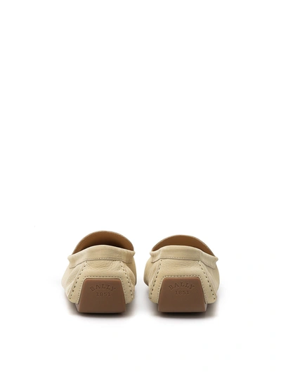 Shop Bally Beige Loafer In Men's Suede