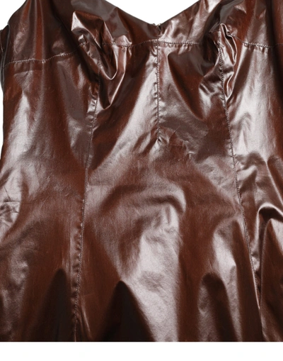 Shop Dolce & Gabbana Elegant Silk Blend Midi Bodycon Women's Dress In Brown