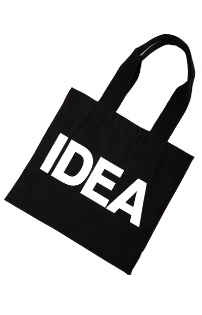 Idea Books Retail Apocalypse Organic Cotton Tote In Black