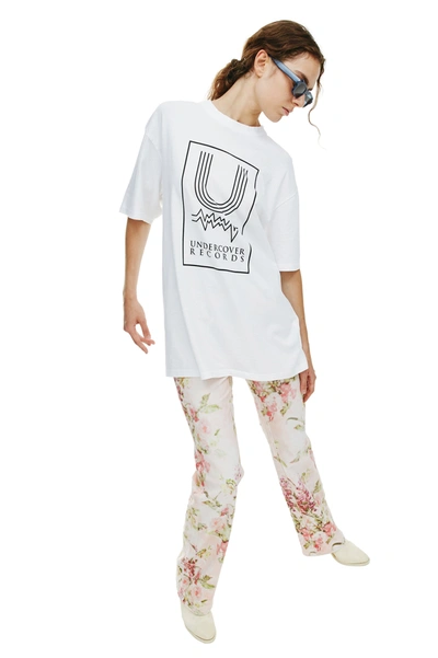 Shop Undercover U  Record White T-shirt