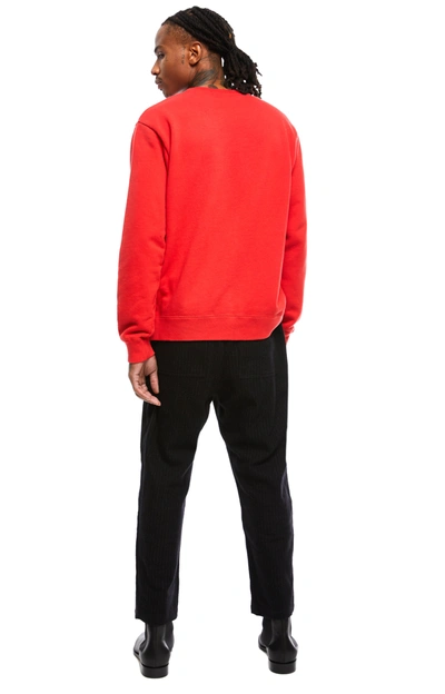 Undercover Peace Sign Sweatshirt In Red