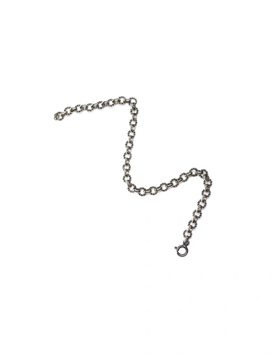 Ugo Cacciatori Silver Cable & Chain Bracelet