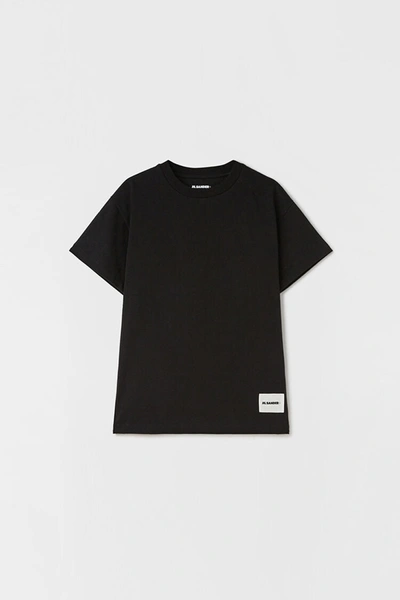 Shop Jil Sander 3-pack T-shirt Set In Black