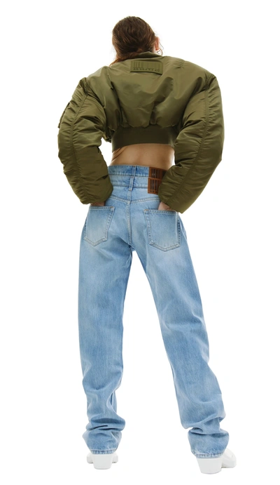 Vtmnts Double Waist Jeans In Blue