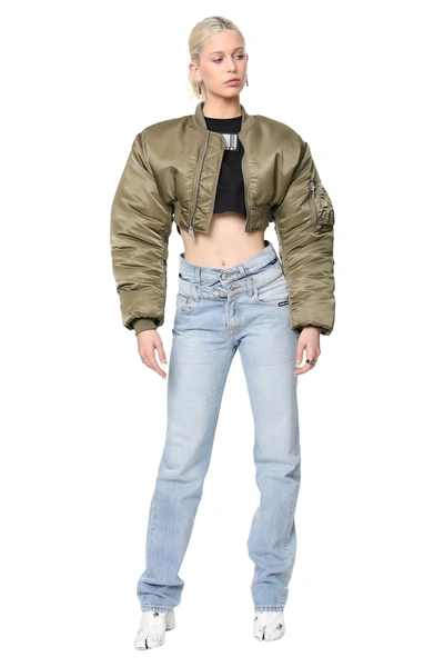 Vtmnts Double Waist Jeans In Blue