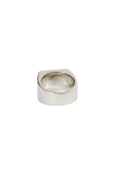 Vtmnts Barcode Ring In Silver