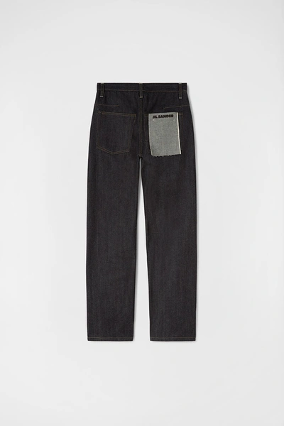 Shop Jil Sander Denim Straight-fit Jeans In Navy