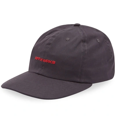 Shop Affxwrks Logo Cap In Deep Purple