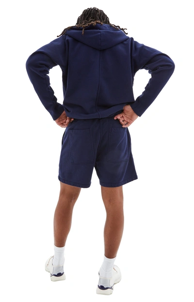 Shop Btfl Cotton Sweat Shorts In Azure