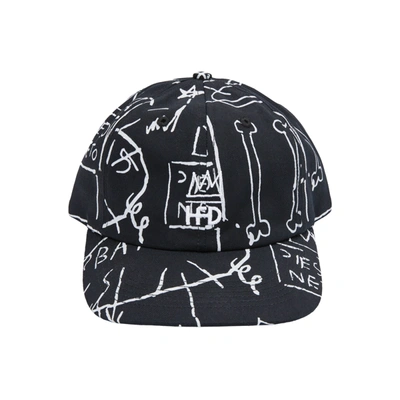 Shop Honey Fucking Dijon Basquiat Printed Cap In Black