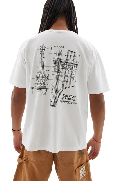 Shop Btfl Pittsburgh Special Cotton Tee In White