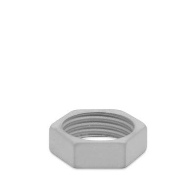 Shop Vetements Nut Ring Thin In Silver