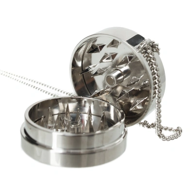 Shop Vetements Grinder Necklace In Silver