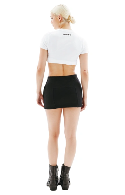 Shop Vetements Push-up Molton Mini Skirt In Black