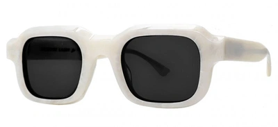 Shop Thierry Lasry Midnight Rodeo Vendetty Sunglasses In White/grey