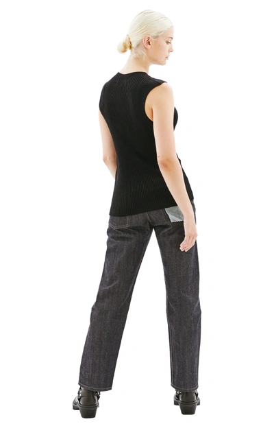 Jil Sander Sleeveless Crewneck Top In Black