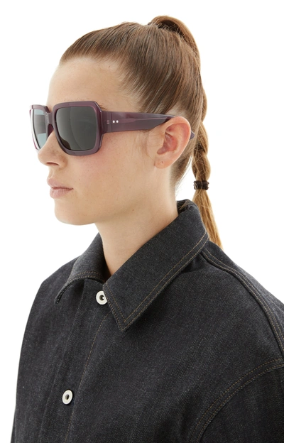 Jil Sander Denim Over Shirt In Dark Blue