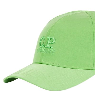 Shop C.p. Company Chrome-r Goggle Cap In Green