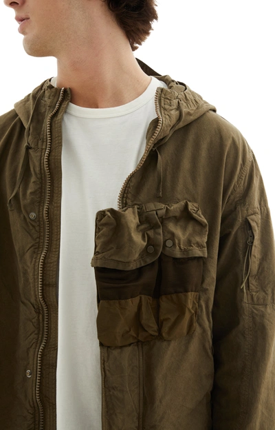 C.p. Company Ba-tic Hooded Jacket In Butternut