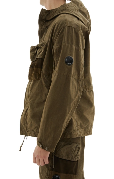 C.p. Company Ba-tic Hooded Jacket In Butternut