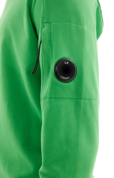 C.p. Company Crew Neck Sweatshirt In Green