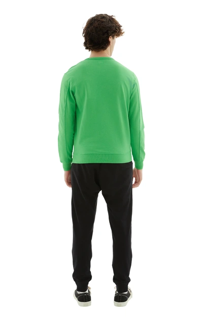 C.p. Company Crew Neck Sweatshirt In Green
