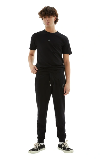 Shop C.p. Company Jogging Pants In Black