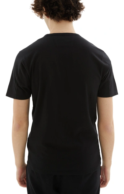 Shop C.p. Company Cotton Logo T-shirt In Black