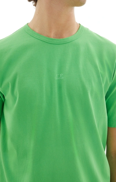 C.p. Company C. P. Company Man T-shirt Green Size 3xl Cotton In Green