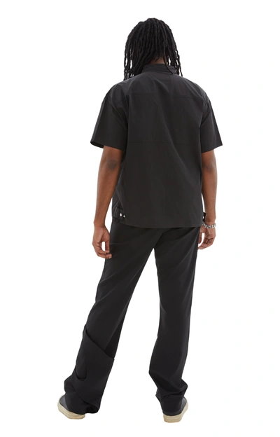 Shop Heliot Emil Short Sleeve Shirt W/carabiner In Black
