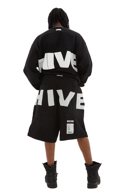 B1archive Skate Drawstring Short In Black
