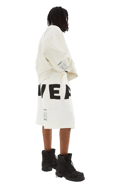 B1archive Skate Drawstring Short In Ecru