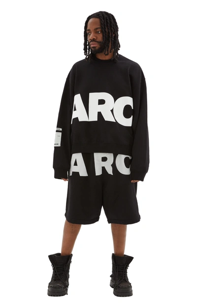 Shop B1archive Crew Side Long Sleeve Sweatshirt In Black