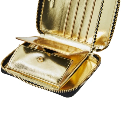 Shop Comme Des Garçons Mirror Inside Wallet In Gold
